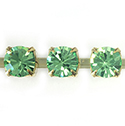 Preciosa MAXIMA Crystal Rhinestone Cup Chain - SS29 PERIDOT-RAW