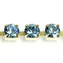 Preciosa MAXIMA Crystal Rhinestone Cup Chain - SS29 SMOKE SAPPHIRE-RAW