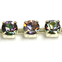 Preciosa MAXIMA Crystal Rhinestone Cup Chain - SS29 VITRAIL MEDIUM-RAW