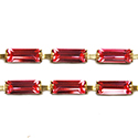 Preciosa Rhinestone Chain Fancy Shape Baguette 07x3MM ROSE-RAW