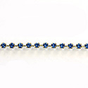 Preciosa MAXIMA Crystal Rhinestone Cup Chain - PP10 (SS4.5) CAPRI BLUE-RAW