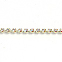 Preciosa MAXIMA Crystal Rhinestone Cup Chain - PP10 (SS4.5) CRYSTAL AB-RAW