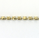 Preciosa MAXIMA Crystal Rhinestone Cup Chain - PP14 (SS6.5) AURUM-RAW