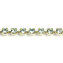 Preciosa MAXIMA Crystal Rhinestone Cup Chain - PP14 (SS6.5) CHRYSOLITE-RAW