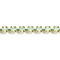 Preciosa MAXIMA Crystal Rhinestone Cup Chain - PP14 (SS6.5) CHRYSOLITE OPAL-RAW