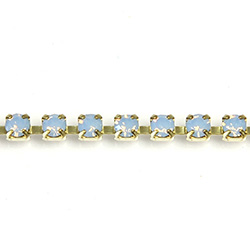 Preciosa MAXIMA Crystal Rhinestone Cup Chain - PP14 (SS6.5) LT SAPPHIRE OPAL-RAW