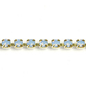 Preciosa MAXIMA Crystal Rhinestone Cup Chain - PP14 (SS6.5) LT SAPPHIRE OPAL-RAW