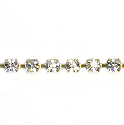 Preciosa MAXIMA Crystal Rhinestone Cup Chain - PP18 (SS8.5) CRYSTAL-RAW