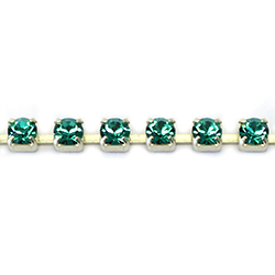 Preciosa MAXIMA Crystal Rhinestone Cup Chain - PP18 (SS8.5) MINT-RAW