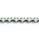 Preciosa MAXIMA Crystal Rhinestone Cup Chain - PP18 (SS8.5) CHRYSOLITE OPAL-BLACK