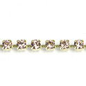Preciosa MAXIMA Crystal Rhinestone Cup Chain - PP18 (SS8.5) VINTAGE ROSE-RAW