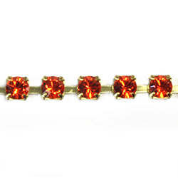 Preciosa MAXIMA Crystal Rhinestone Cup Chain - PP24 (SS12) HYACINTH-RAW