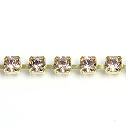 Preciosa MAXIMA Crystal Rhinestone Cup Chain - PP24 (SS12) PERIDOT-RAW