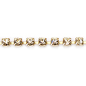 Preciosa Crystal Rhinestone Cup Chain - PP14 (SS6.5) JONQUIL-RAW