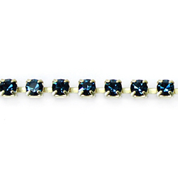 Preciosa Crystal Rhinestone Cup Chain - PP14 (SS6.5) MONTANA-RAW