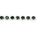 Preciosa Crystal Rhinestone Cup Chain - PP14 (SS6.5) MONTANA-RAW