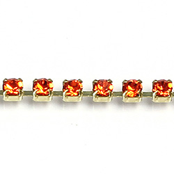 Preciosa Crystal Rhinestone Cup Chain - PP18 (SS8.5) HYACINTH-RAW