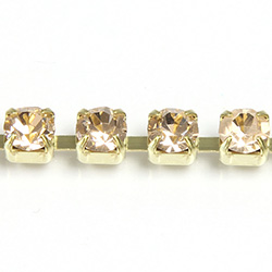 Preciosa Crystal Rhinestone Cup Chain - SS18 LT PEACH-RAW