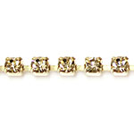 Preciosa Crystal Rhinestone Cup Chain - PP24 (SS12) JONQUIL-RAW