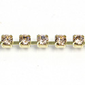 Preciosa Crystal Rhinestone Cup Chain - PP24 (SS12)  LT PEACH-RAW