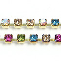 Preciosa Crystal Rhinestone Cup Chain - PP24 (SS12) SPECIAL MULTI-RAW