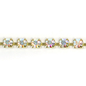 Preciosa Crystal Rhinestone Cup Chain - PP18 (SS8.5) CRYSTAL AB-RAW