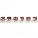 Preciosa Crystal Rhinestone Cup Chain - PP18 (SS8.5) ROSE-RAW