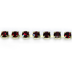 Preciosa Crystal Rhinestone Cup Chain - PP18 (SS8.5) SIAM-RAW