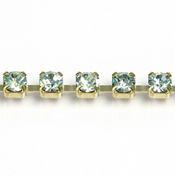 Preciosa Crystal Rhinestone Cup Chain - PP24 (SS12)  CHRYSOLITE-RAW