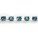 Preciosa Crystal Rhinestone Cup Chain - PP24 (SS12) INDICOLITE-RAW