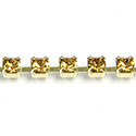 Preciosa Crystal Rhinestone Cup Chain - PP24 (SS12) TOPAZ-RAW