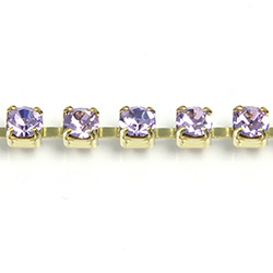 Preciosa Crystal Rhinestone Cup Chain - PP24 (SS12) VIOLET-RAW