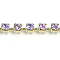 Preciosa Crystal Rhinestone Cup Chain - PP24 (SS12) VIOLET-RAW