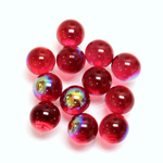 Glass No-Hole Ball - 08MM FUCHSIA AB