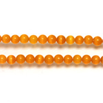 Fiber-Optic Synthetic Bead - Cat's Eye Smooth Round 04MM CAT'S EYE SUNSHINE