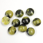 Gemstone Cabochon - Round 08MM YELLOW TURQUOISE