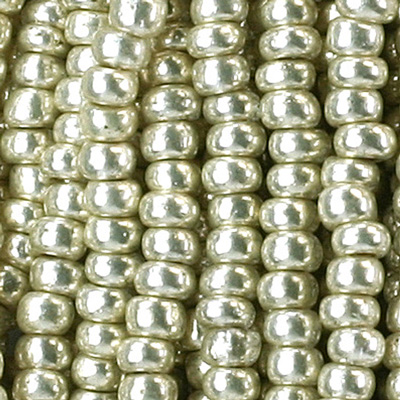 Preciosa Czech Glass Seed Bead - Round 06/0 SILVER 18303