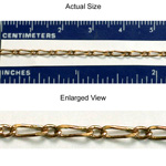 Brass Chain 1.8MM Open LINK CURB