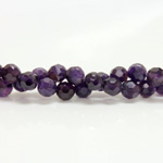 Gemstone Bead - Faceted Round 08MM AMETHYST