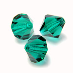 Preciosa Crystal Bead - Bicone 12MM EMERALD