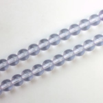 Czech Pressed Glass Bead - Smooth Round 06MM LILAC
