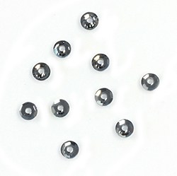 Asfour Crystal Loch Rose Sew-On Stone - Sequin 03MM DARK SHADOW
