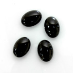 Gemstone Cabochon - Oval 14x10MM BLACK ONYX