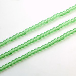 Czech Pressed Glass Bead - Smooth Round 03MM LT EMERALD