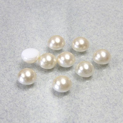 Preciosa Crystal Nacre Pearl Cabochon - Round 05MM CREME