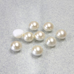 Preciosa Crystal Nacre Pearl Cabochon - Round 05MM CREME