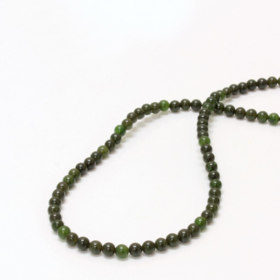 Gemstone Bead - Smooth Round 04MM TAIWAN JADE