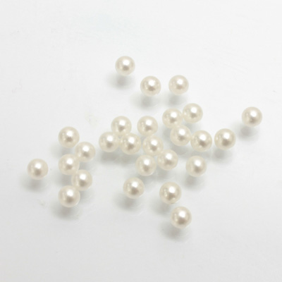 Plastic Pearl No-Hole Ball 03.5MM WHITE