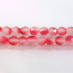 Czech Glass Fire Polish Bead - Round 06MM RED 93990