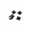 Asfour Crystal Flat Back Stone - Square 03x3MM JET